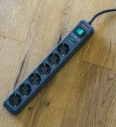 Brennenstuhl Steckdosenleiste 6-Fach mit Überspannungsschutz und 1,5m Kabel (Eco-Line Mehrfachste...