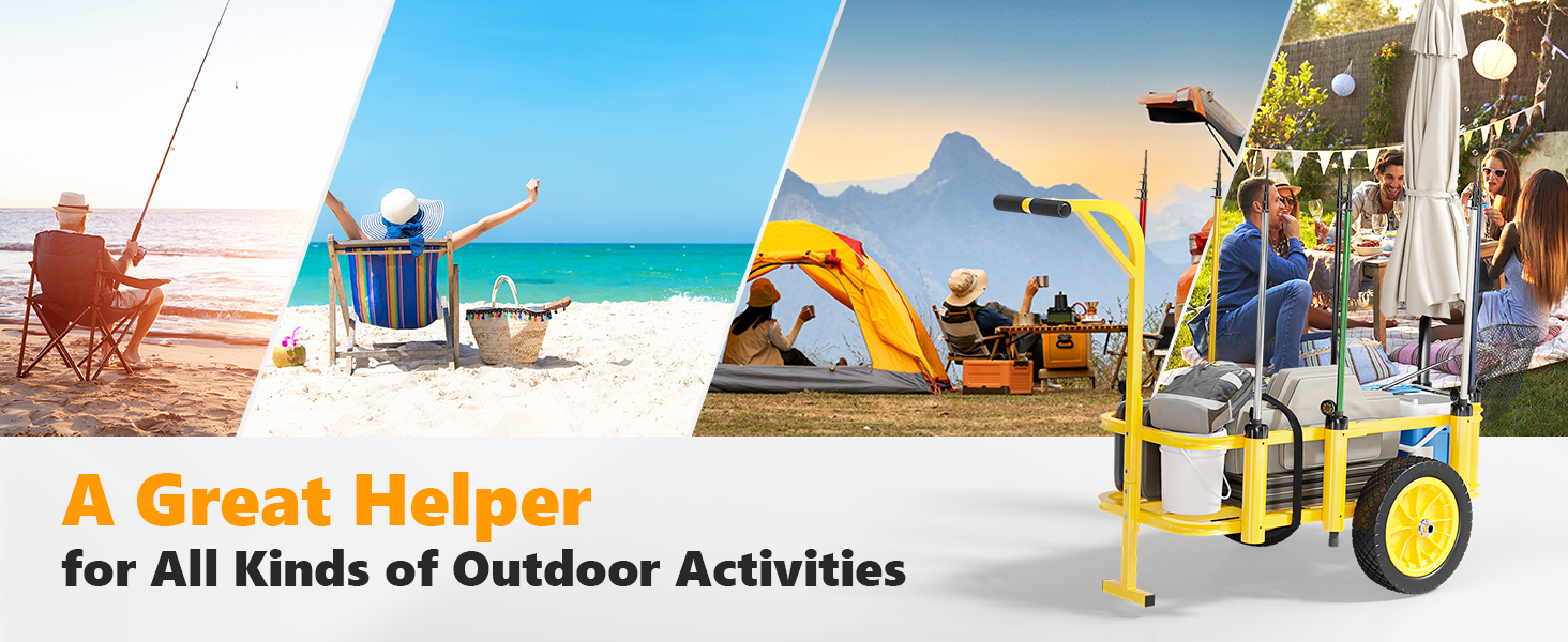 Carro de pesca de playa de Bonnlo