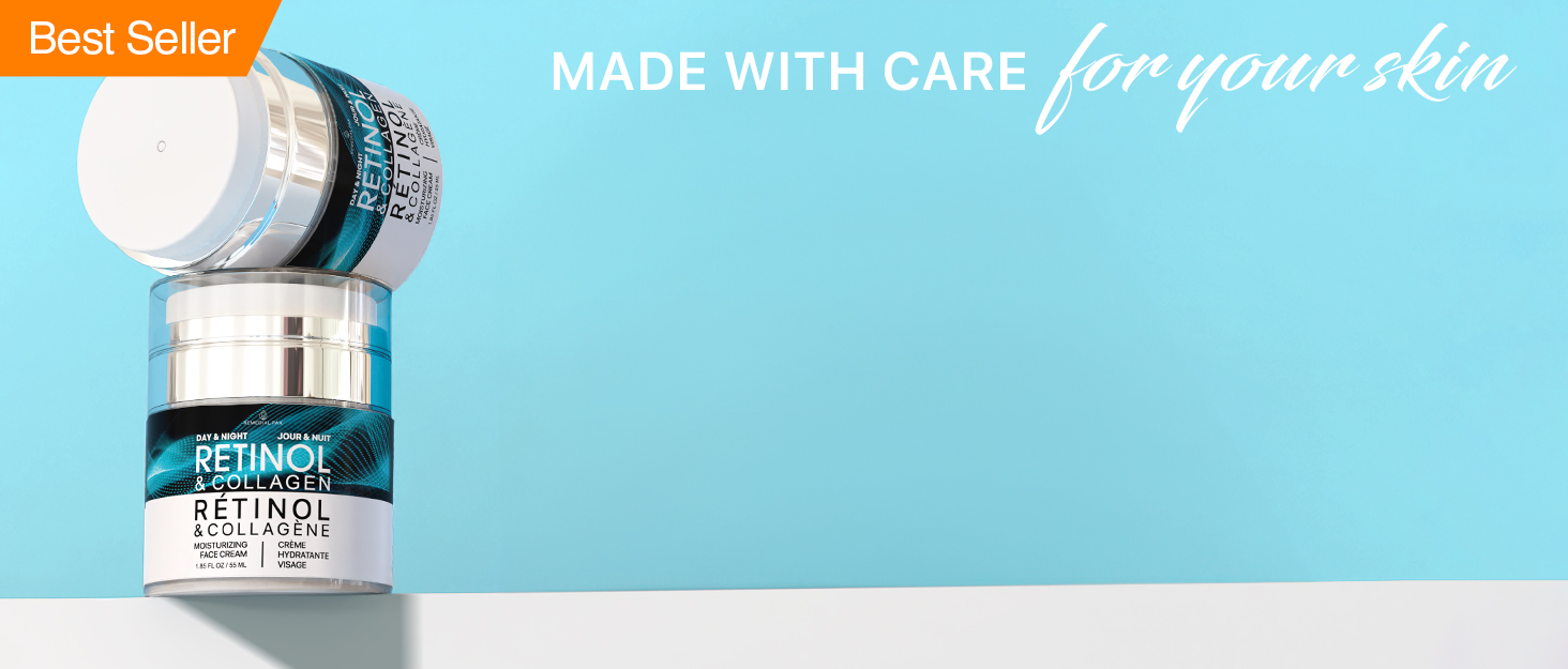 Best seller retinol collagen face cream anti aging moisturizer day and night wrinkle cream jar