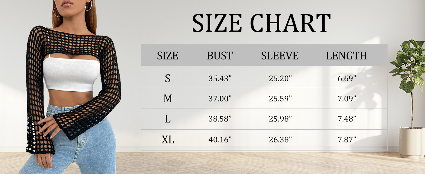 Womens Crochet Shrug