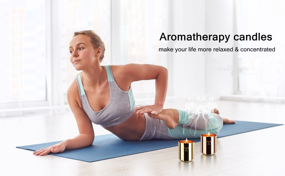 Aromatherapy candles for relaxation