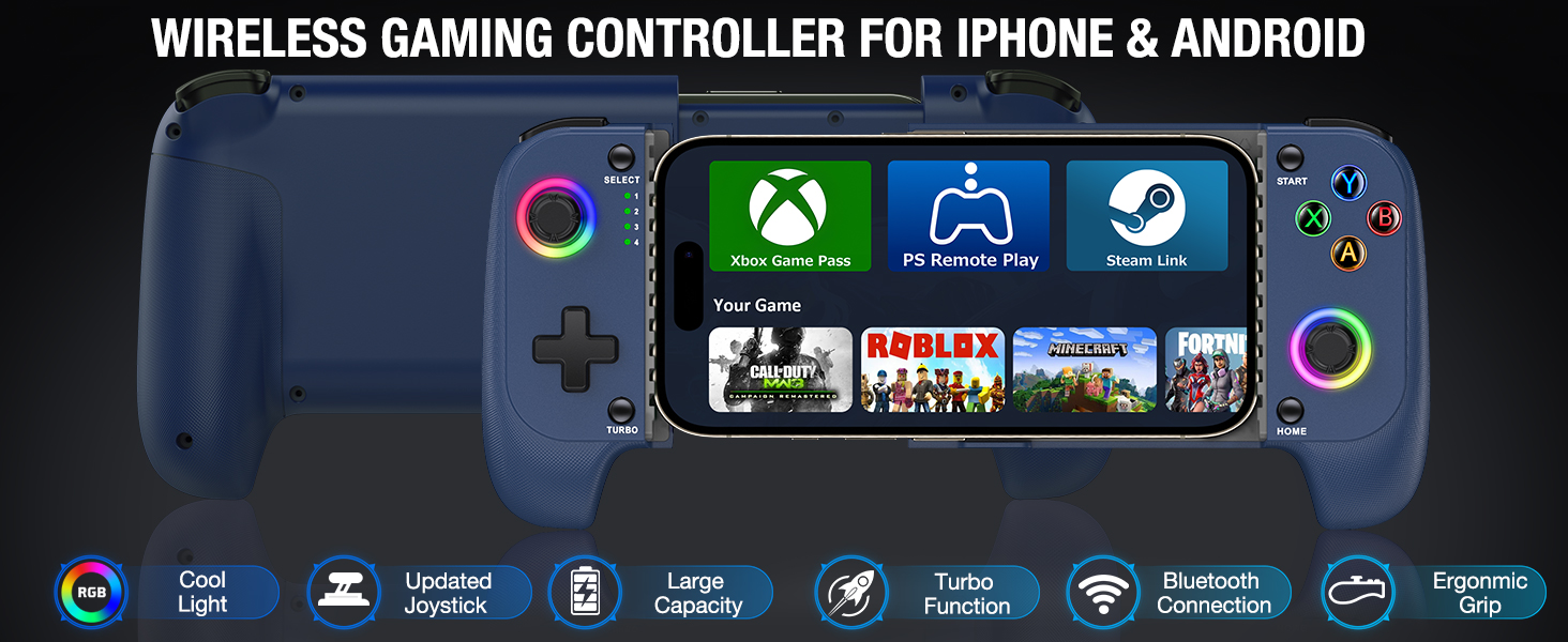 Mocagen Wireless Mobile Gaming Controller