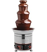 Commercial Chocolate Fountain, 5-Tiers Digital Chocolate Fountain Melting Machine, Stainless Stee...