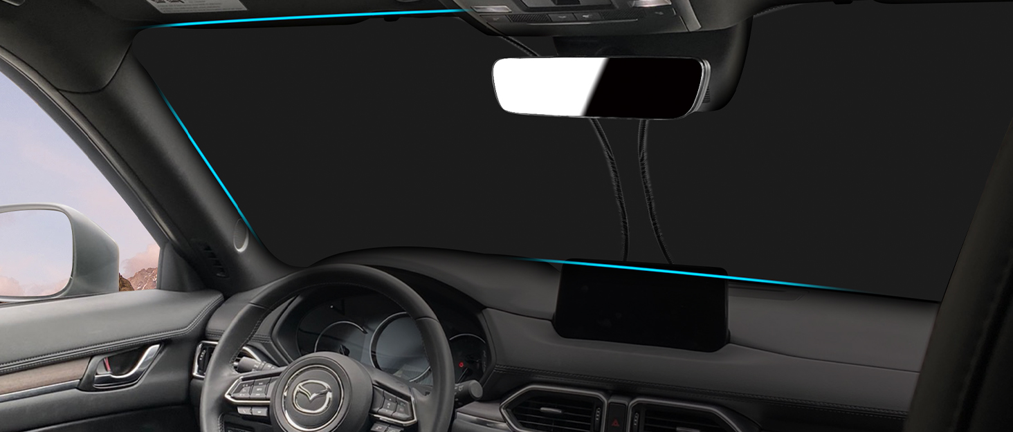 Windshield Sunshade Custom for Mazda CX5 2023 2022 2021 2020 2019 2018 2017