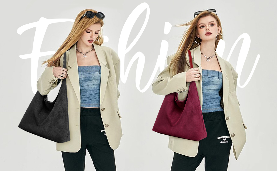 Suede bags for women