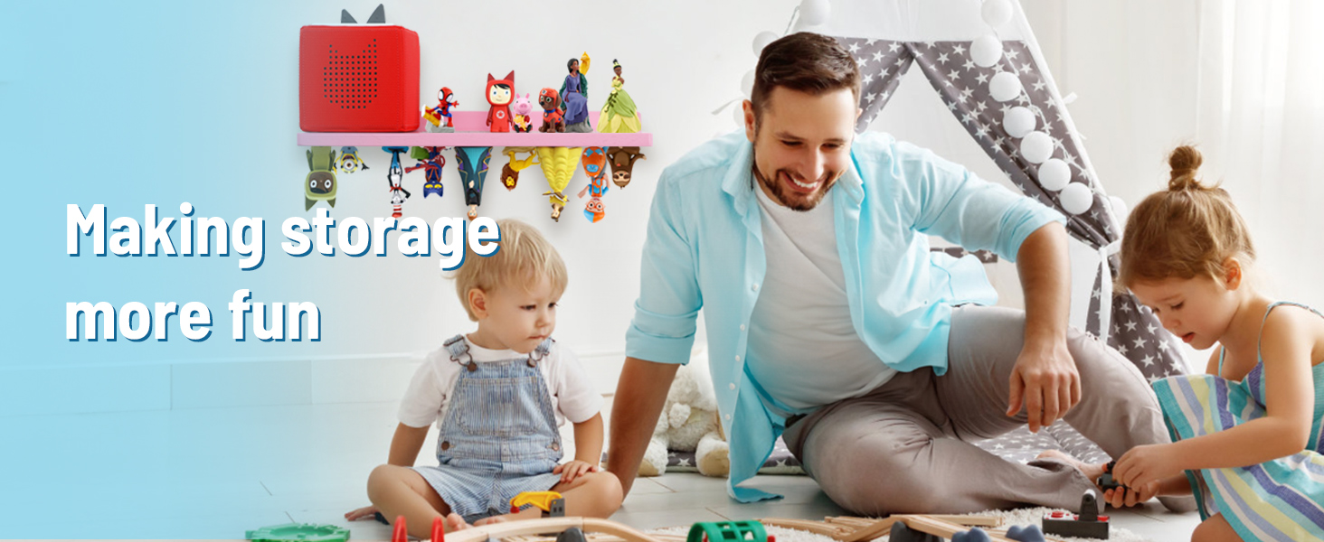 Toniebox Floating Shelves