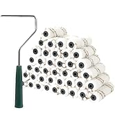 Mister Rui - Microfiber Paint Roller Covers 4 Inch - 40 Pack, Small Paint Roller Covers with Roll...