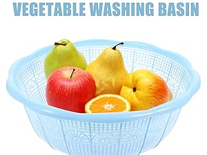 large plastic strainer