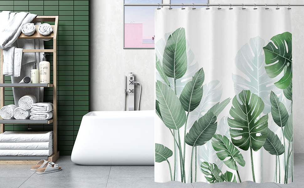 Shower Curtain Hooks, Set of 12 Metal Chrome TBar Shower Hook