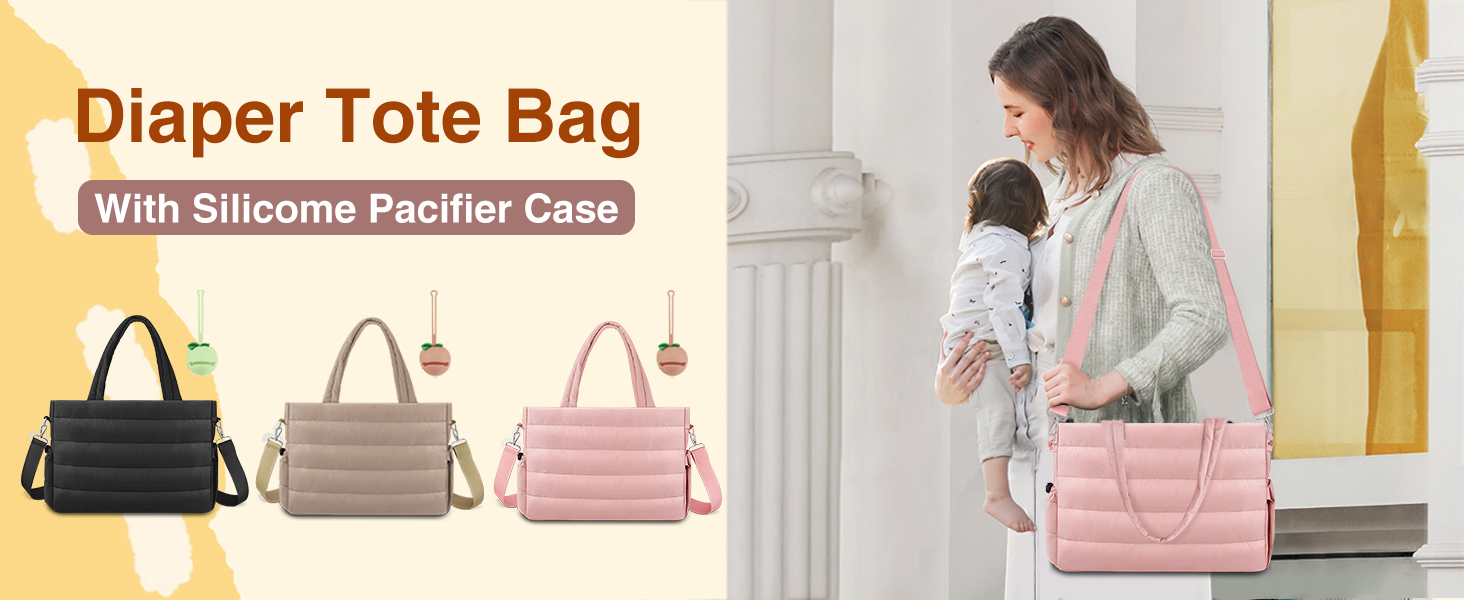 Diaper bag tote