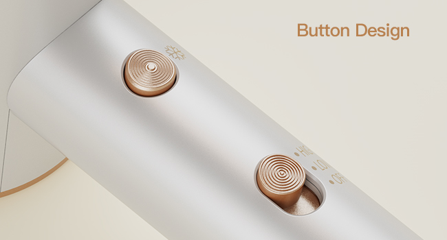 hair dryer with hot and cold buttons