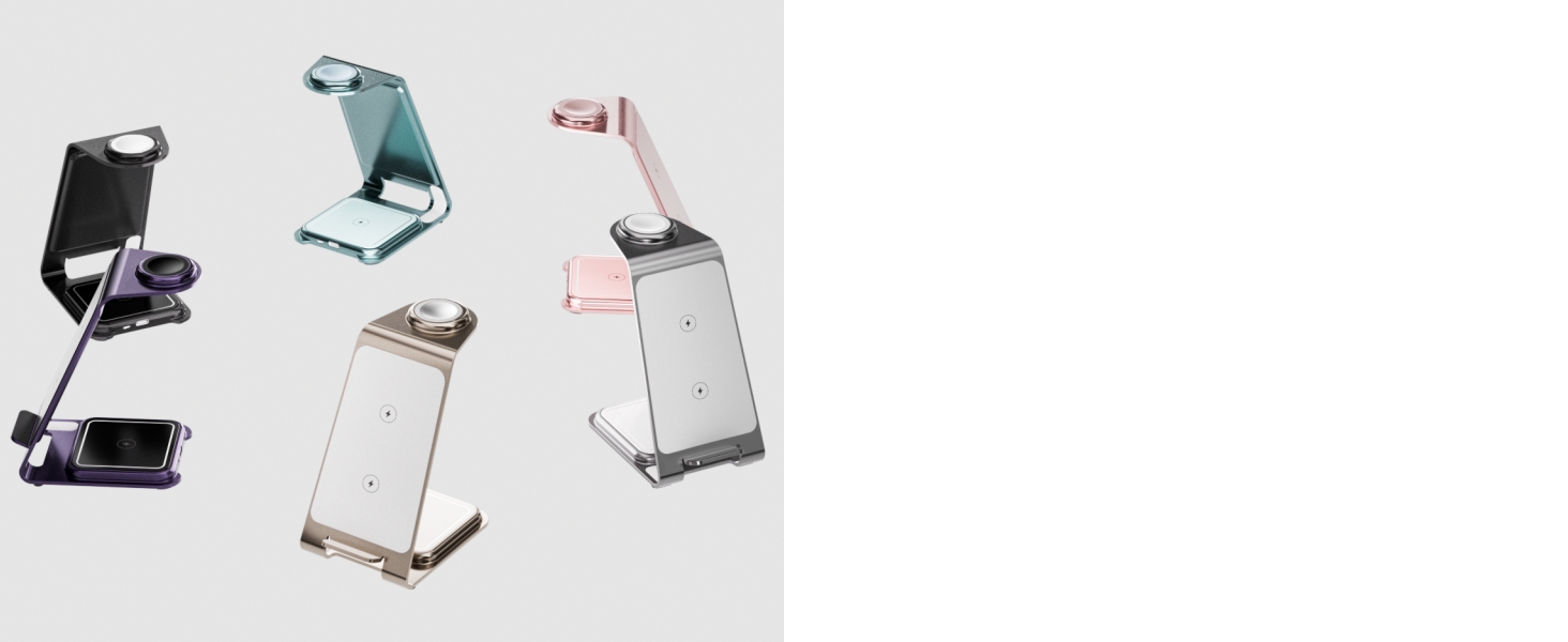 3 in 1 wireless charging station