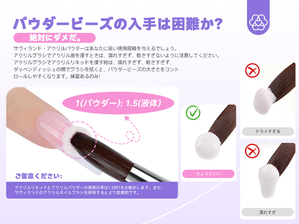 アクリルリキッド、アクリルパウダー、ブラシ、フォームセット 楽天市場】アクリルリキッド アクリルパウダー スカルプブラシ