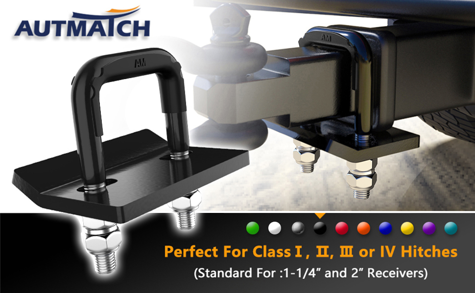 AUTMATCH Hitch Tightener AntiRattle Clamp, Heavy Duty Hitch Stabilizer