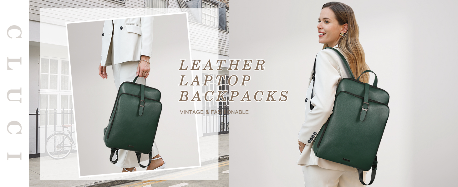 leather backpack for women