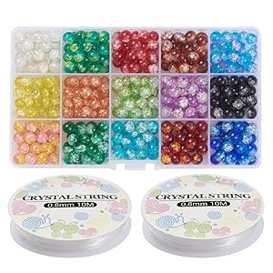 グラスビーズ Amazon.co.jp: HappyHome ビーズ 手芸 ガラスビーズ