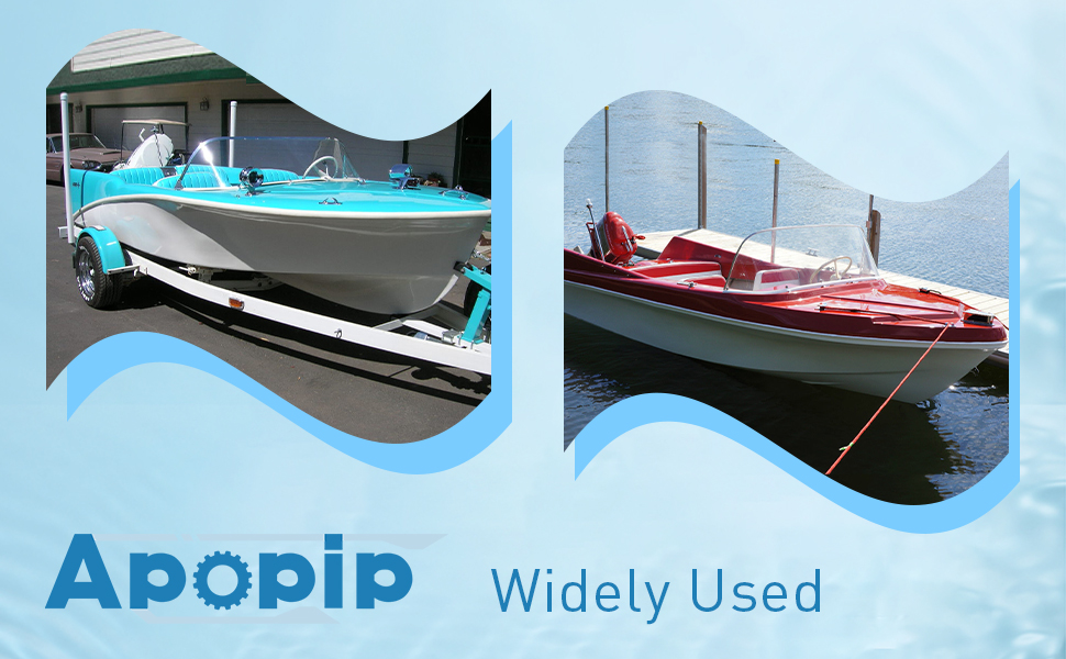 Apopip Boat Trailer Bunk Slides Pads, EZ Slide Trailer