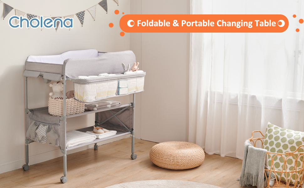 Changing Table Portable Diaper Changing Station, Mobile