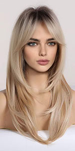 Ombre Blonde Wig