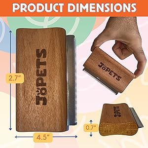 Jocomb product size, dimensions and materials