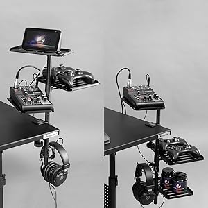 9320　バウヒュッテ オーディオインターフェース スタンド ヘッドセット 収納 Amazon.co.jp: Bauhutte (バウヒュッテ) オーディオ