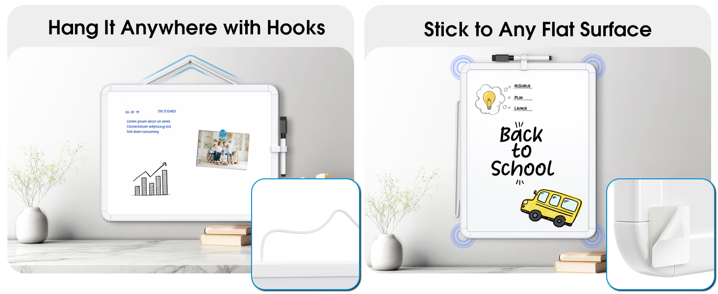 hanging whiteboard