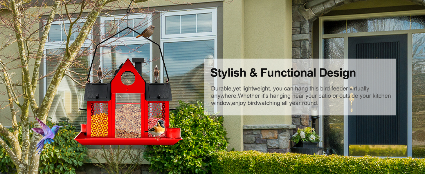 Solar Bird Feeders House