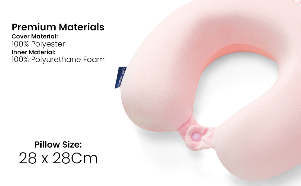 Neck Pillow Memory Foam Extra Comfort Travel Pillow for Airplane Neck Support Pillow for Sleeping