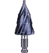 NordWolf Cobalt SAE Step Drill Bit, Four Spiral Flutes Impact Ready with 7/16