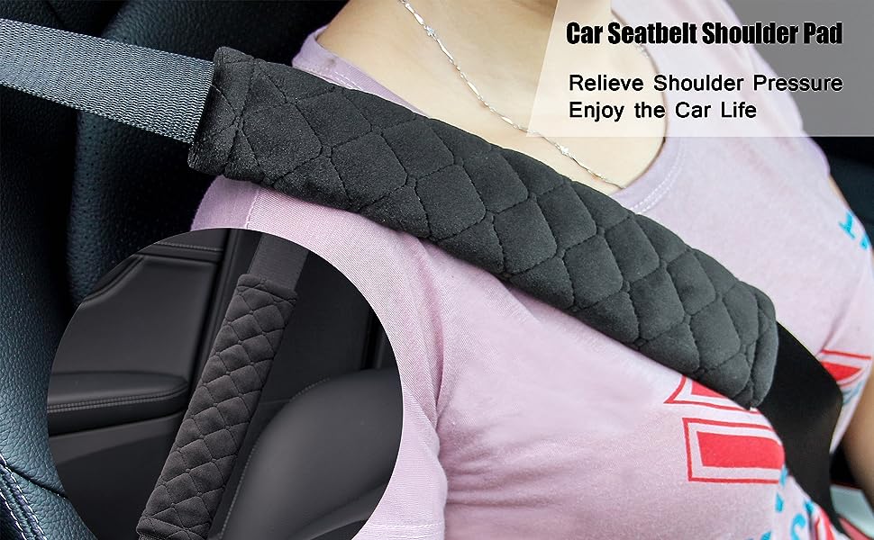 Car seat belt cushion