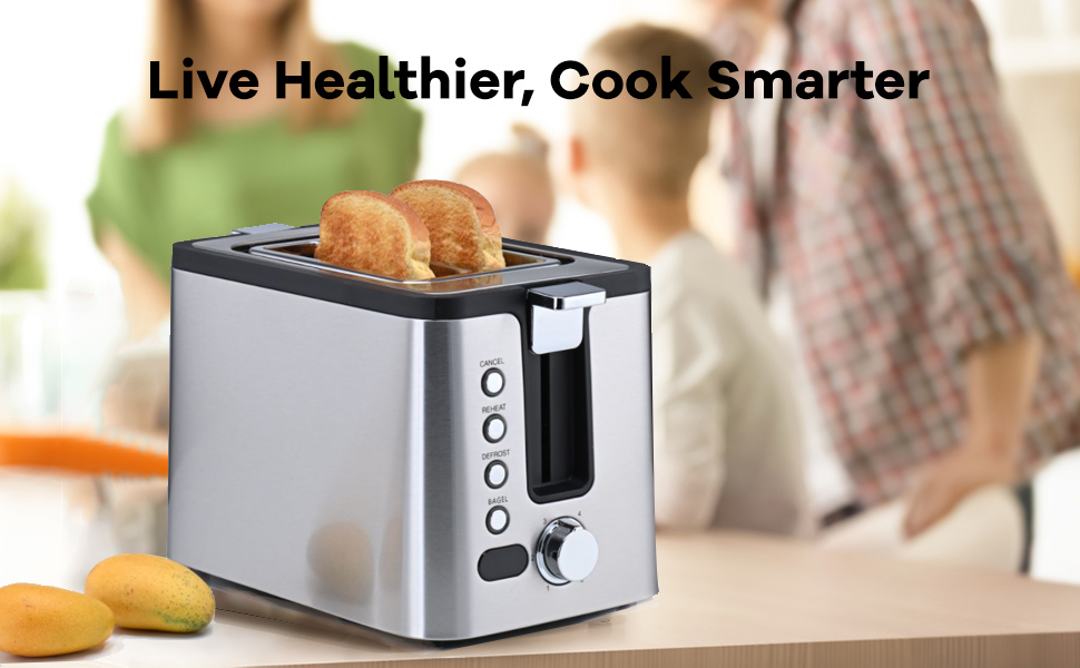 Healthy Wide Slot Toaster