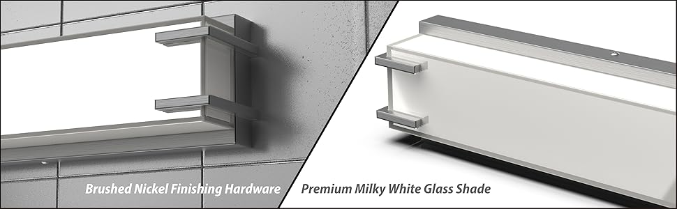 brushed nickel vanity light fixtures