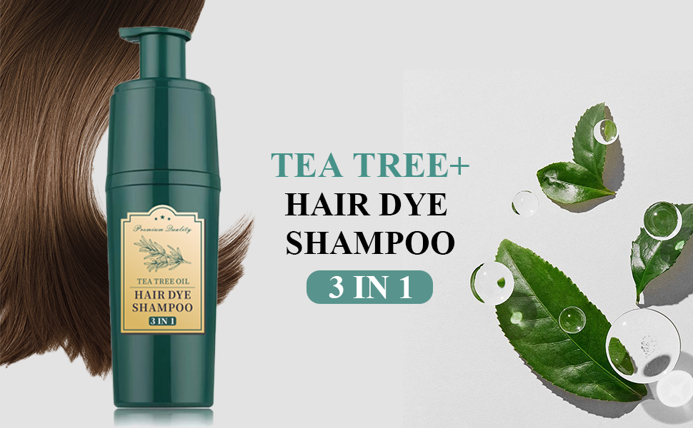 dark brown hair dye shampoo 3 in 1 hair color for gray hair coverage hair color for women