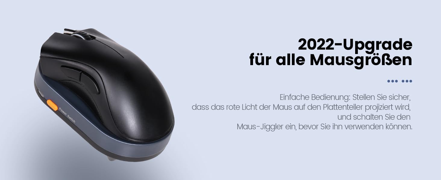 VAYDEER Mouse Jiggler Mechanisch Mover, Treiberfreie Computer