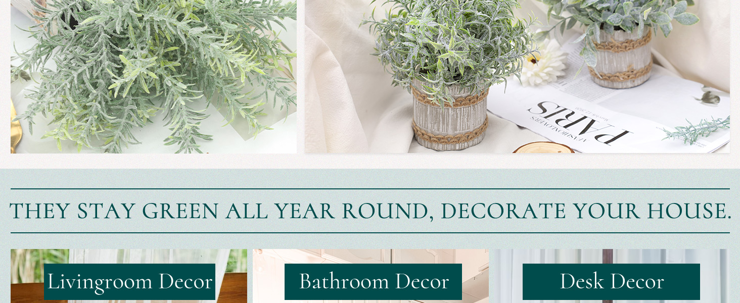 4 Packs Small Fake Plants Indoor Mini Artificial Plants for Home Office Bathroom Bedroom Desk Decor