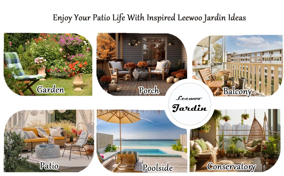 Outdoor patio garden porch balcony poolside conservatory