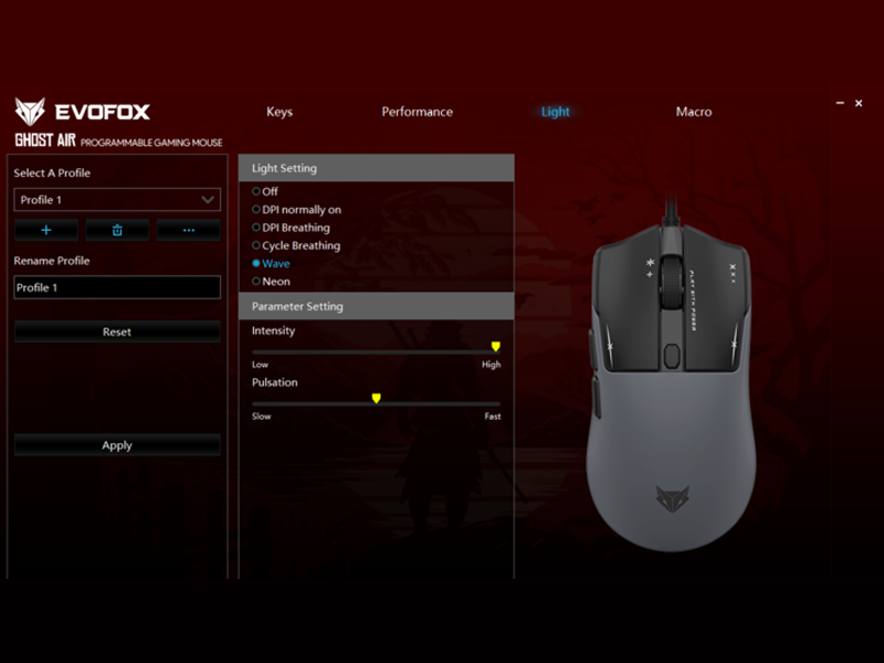 EvoFox Ghost Air Wired Gaming Mouse