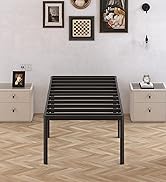 Amazon.com: Likelalaso 24 Inch High Queen Bed Frame with