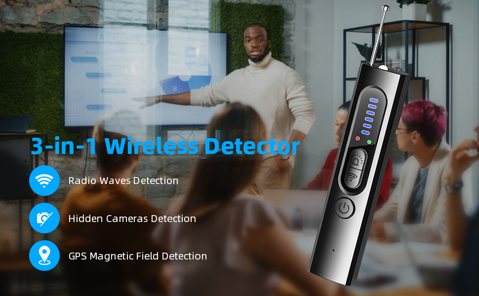 Hidden Camera Detector, AntiSpy Detector, Bug Detector Electronic
