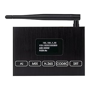 HVE50DW WiFi HDMI Encoder Decoder w/Loopout Screen Dual USB2.0