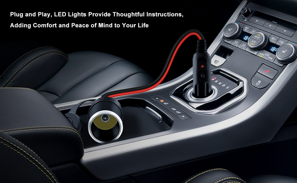 cigarette lighter extension cable