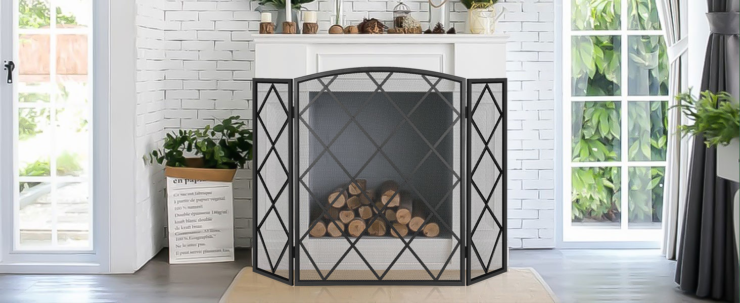fireplace screen