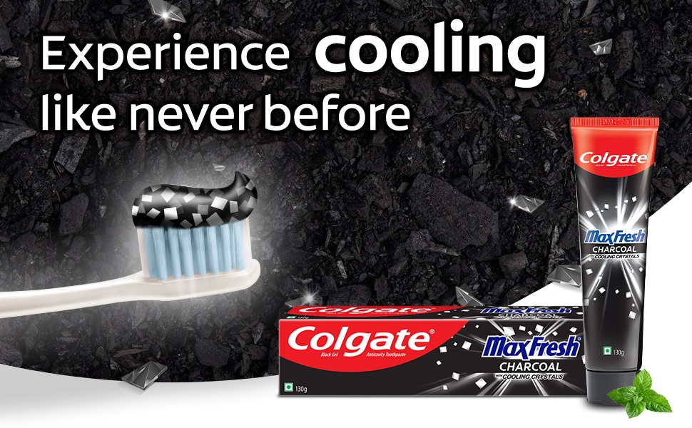 Buy Colgate MaxFresh Toothpaste, Black Gel Paste with Charcoal for