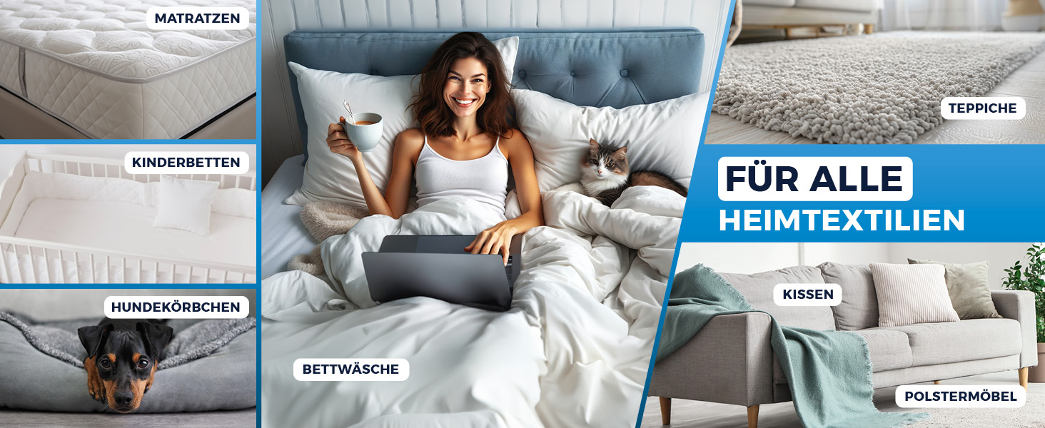 Bob Home Milbensauger Weiß