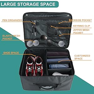 Golf Trunk Organizer,Waterproof Collapsible Car Golf Storage Golf Accessories