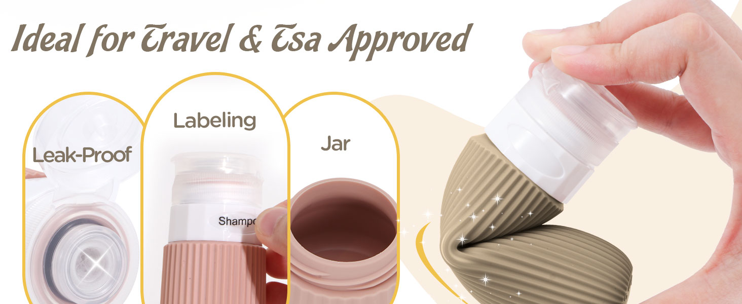 Travel Bottles for Toiletries