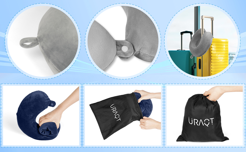 Oreiller de Voyage en Mousse à Mémoire 