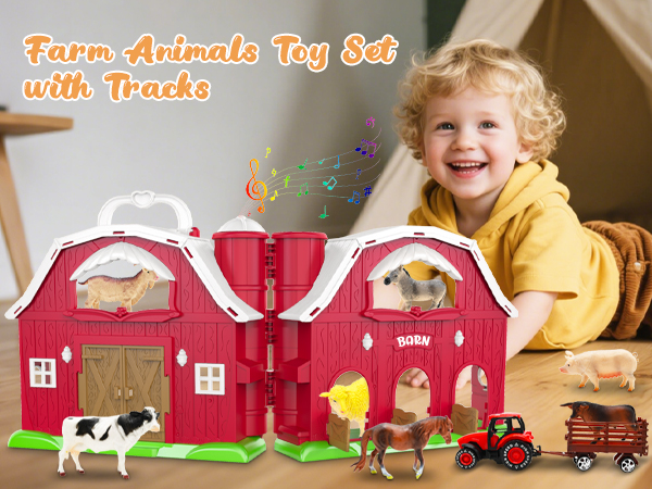 red barn playset