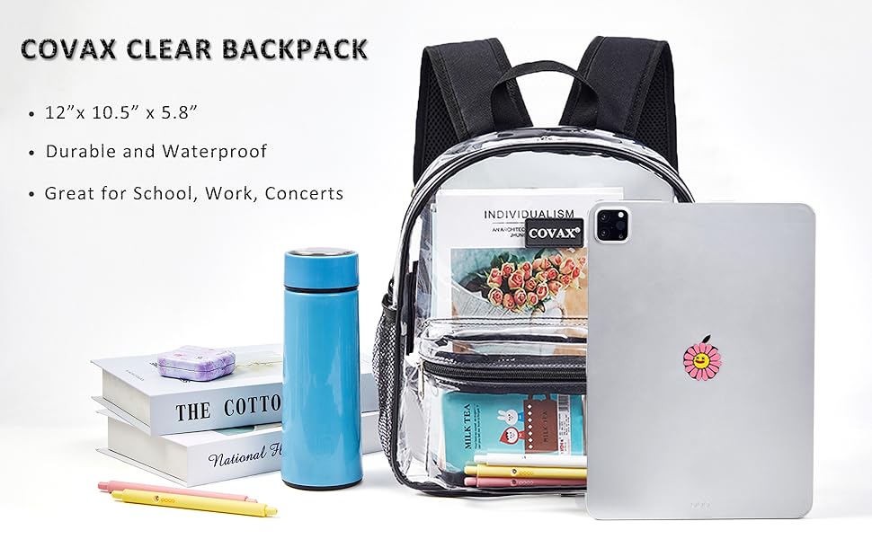 Heavy Duty Clear Backpack 