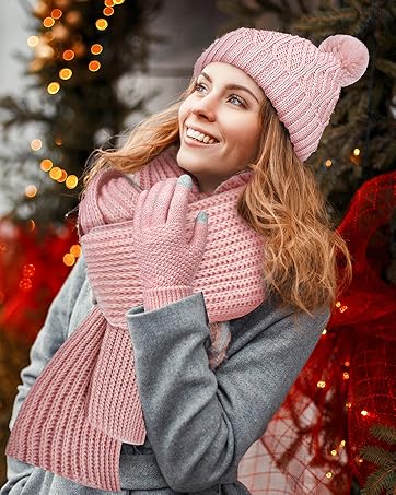 Hat Scarf Gloves Set